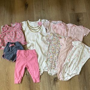 3/$20 Large bundle baby girl mix and match clothing